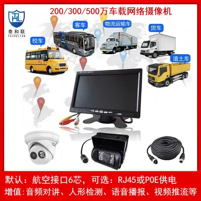 Hik mobile NVR fixed disk video recorder 720P / 1080P / 2 megapixel surveillance network camera car - 4