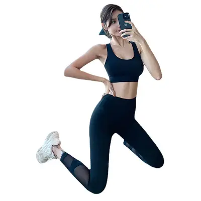 Lulu şık yoga spor kıyafeti kadın koşu fitness spor salonu ince profesyonel şık ten rengi yoga kıyafetleri