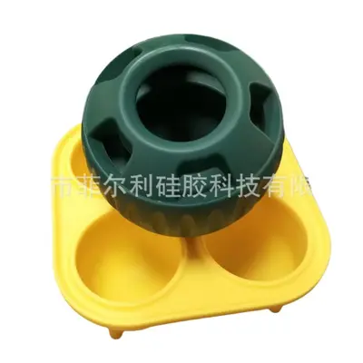 Foreign Trade Cross-Border Dog Filled Slow Feeder Dog Treat Dispensing Toy Ball, Interactive Chew & Lick Treat Toy Ball