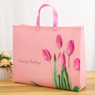 Vliesstoff-Tasche Fertigkonfektion Tasche Sommerkühlsteppdecke Klimaanlage Steppdecke Vierteiliges Set Vliesstoff Heimtextilien Verpackungstasche Kinder - 5