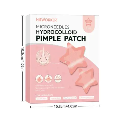 Dissolvable Acne Micro-Crystal Patches with Hyaluronic Acid for Nourishing Skin, Microneedle Acne Patches 9/18pcs