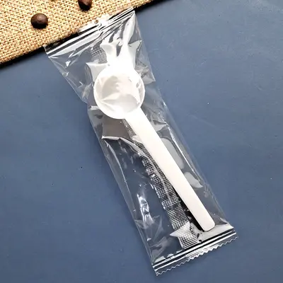 5g kaşık plastik ölçüm kaşığı 10ml şeffaf ölçekli ölçüm kaşığı uzun saplı protein tozu kaşığı kahve kaşığı gram kaşık