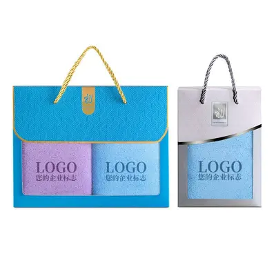 Bamboo fiber towel gift set
