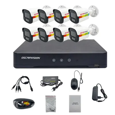 AHD Koaxialkamera 8-Kanal, Farbaufnahme, wasserdichter Monitor - 11