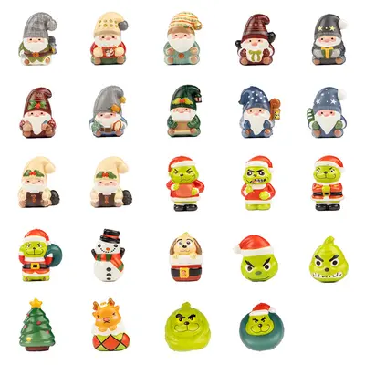 Noel Grinch sıkma oyuncağı, yavaş geri dönüşlü stres giderici, Noel asma süsü - 7