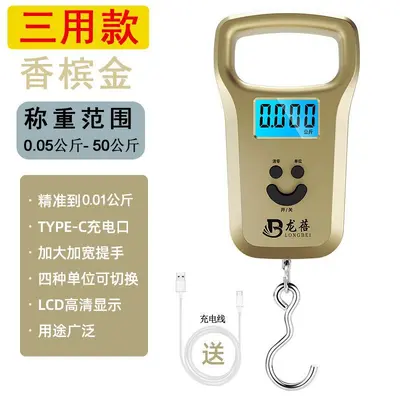 Portable electronic scale 50kg, handheld type - 10