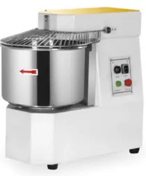 Fuchens 8L Teigknetmaschine Doppelgeschwindigkeit Spiralmischer - 8
