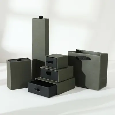 Retro drawer set bracelet earring jewelry box Goddess Day ring necklace drawer box wholesale - 12