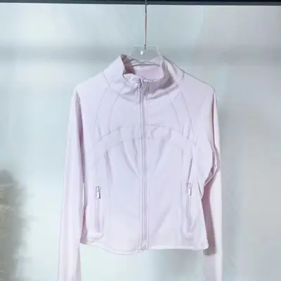 Women's Short Stand-Collar Slim-Fit Yoga Sports Jacket - 4