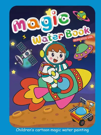 Children's Educational Magic Water Painting Book in English - 7