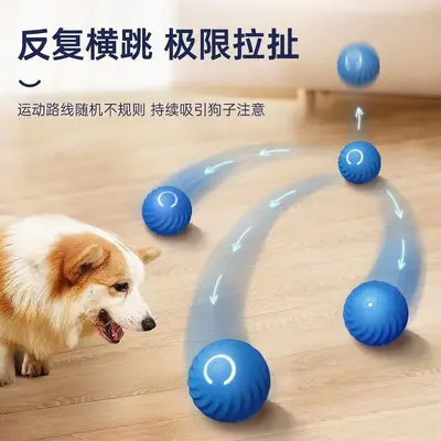 Smart Electric Bouncing Ball Interactive Cat and Dog Toy, Chew-Resistant - 3