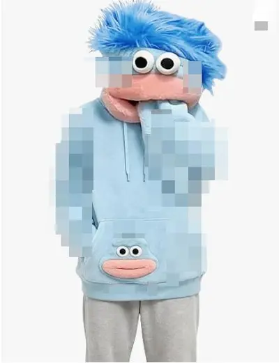 Langhaar-Monster-Einteiler-Pyjama aus Korallenfleece, Halloween - 10
