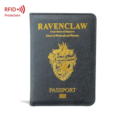 现货十字纹护照套PU皮护照保护套旅行卡包卡套多功能卡位RFID防磁 - 12