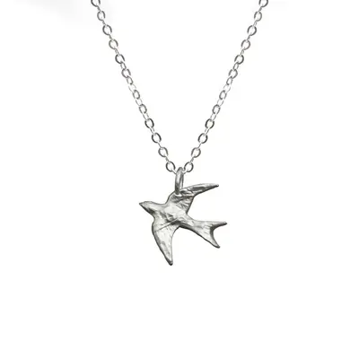 S925 Sterlingsilber Freiheitsvogel Halskette Damen Luxus Nischendesign Premium-Qualität handgefertigter Anhänger Schlüsselbeinkette Schmuckzubehör