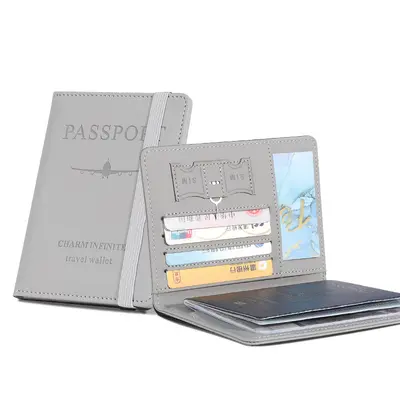 Pasaport koruma kılıfı, PU, elastik bantlı - 8