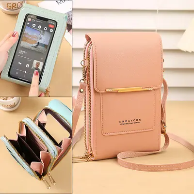 ENDAYCON Touchscreen Phone Bag for Women, Small Crossbody Bag