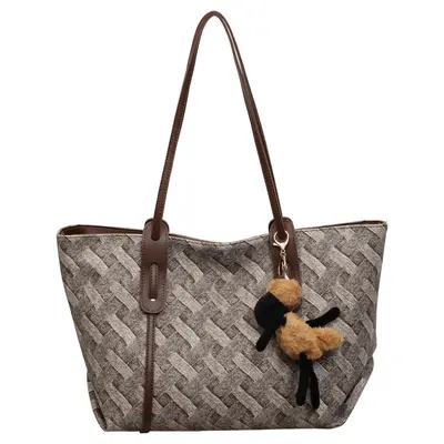 Women's Color-Block Single Shoulder Bag, Large Capacity, 2026 Style - 9