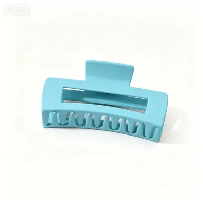 Cross-border large grip matte hair clip women bun clip square hair barrette back of head hair accessory shark clip wholesale - 10