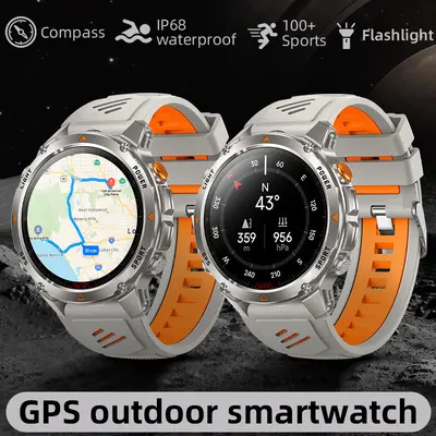 HT37 Smartwatch with Bluetooth Calling, GPS and Waterproof Design