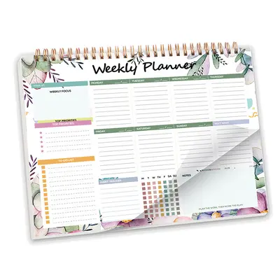 B5 Weekly English Planner Spiral-Bound Study Notebook - 7