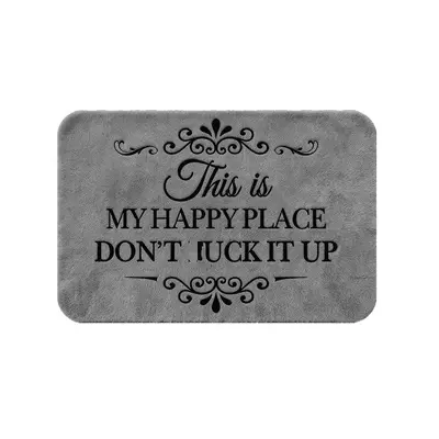 American Retro Diatomite Floor Mat, Entrance Doormat