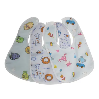 Waterproof children's drool bib, double-layer baby - 9