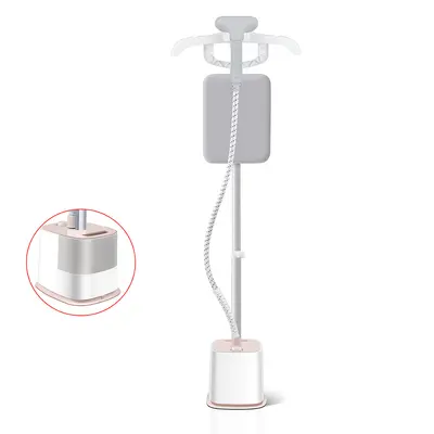Ayaklı asılı buhar ütüsü çift çubuk 3-in-1 ütüleme makinesi - 7