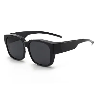 Miyopi Sonnenbrille, polarisierte Sonnenbrille mit großem Rahmen gegen Blendung für Männer und Frauen, Sonnenbrille mit Clip zum Autofahren und Angeln