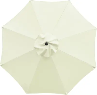 Single-Top Outdoor Garden Umbrella Replacement Canopy, Frame Not Included - 10