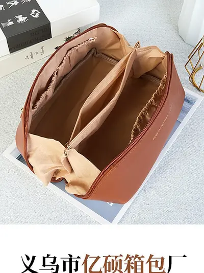 PU-Kosmetiktasche, großes Fassungsvermögen, wasserdicht, für Reisen