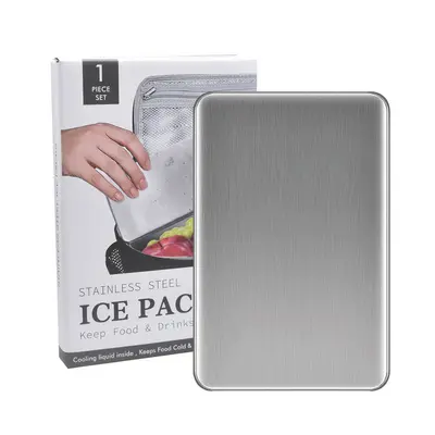 Direktversand vom Hersteller - Edelstahl-Kühlplatten, Eisbeutel für Lunchboxen und Kühlboxen, Gefrier- und Frischhalte-Kühlplatten - 7