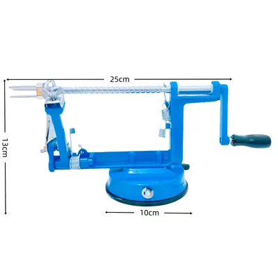 Hand-crank apple peeler 3-in-1 automatic fruit slicer - 9