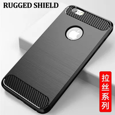 iPhone 6 Plus TPU soft case with brushed anti-drop design