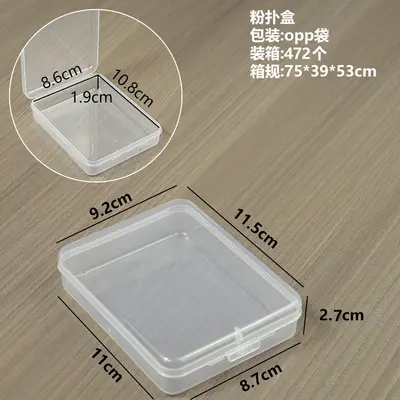 High transparency PP box with lid, square and rectangular - 9