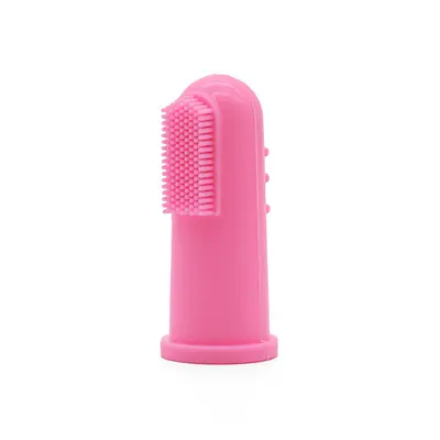 Silikon Köpek Diş Fırçası Kedi Diş Temizleme Parmak - 7