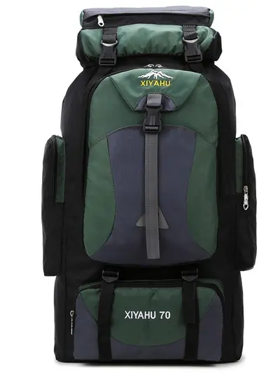 70L Mountaineering Backpack, Large Capacity Hiking