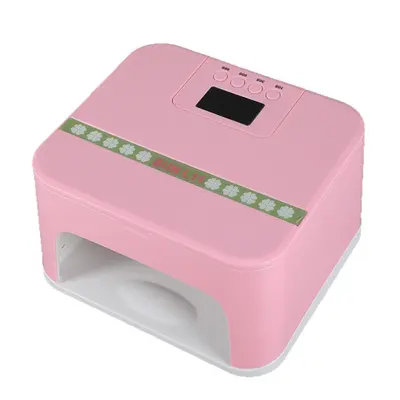 268W Desktop-Kosmetikspiegel mit Aufbewahrung und Nagellampe, schnelltrocknende UV-Lampe, LED intelligente Induktionsnagellampe