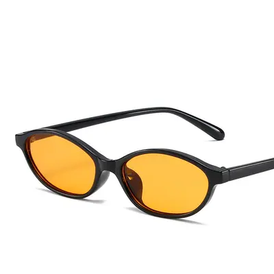 Round Frame Retro Sunglasses, Green, Small Face Fit - 8