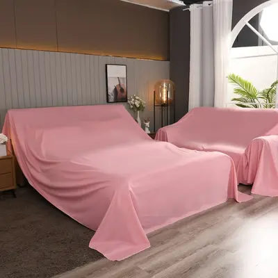 Furniture dust cover dust-proof fabric bed sheet wardrobe cover home decoration cover elastic modern simple - 9