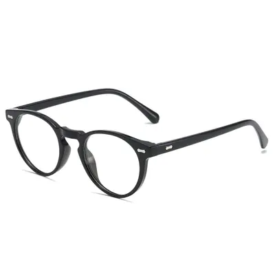 3331 Polarized Retro Round Frame Sunglasses for Men and Women, Anti-Blue Light - 4