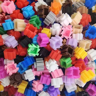 8 mm Small Connecting Blocks for Children, DIY Pixel Art Set - 7