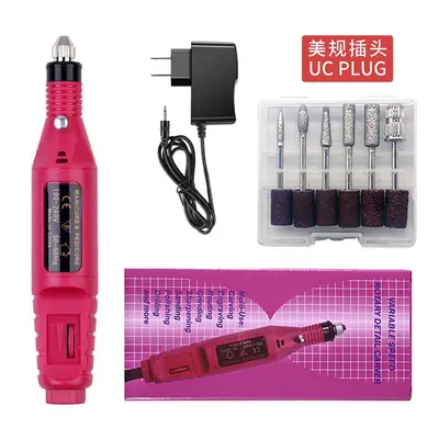 Cross-Border New Electric Nail Drill Machine Variable Speed Pen-Style Nail Polisher Mini Portable Nail File Removal Grinder - 13