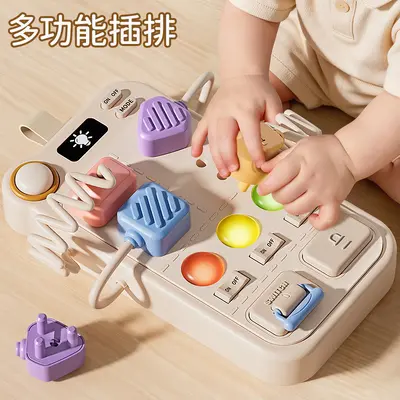 Montessori-Steckbrett für Babys, Lernspielzeug zur Feinmotorik für 0-1 Jahre - 2