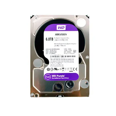 WD Purple Sabit Disk, 6 TB, Gözetim Kaydedici İçin