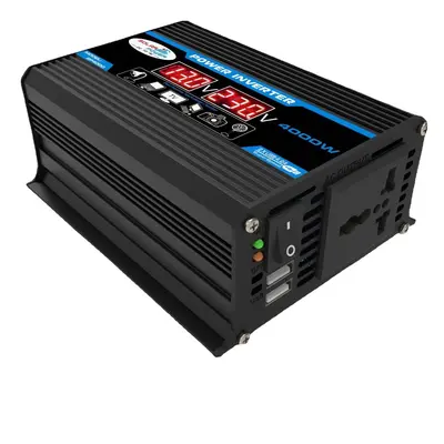 300W İnvertör LED Ekranlı, 12V 220V 110V, USB Hızlı Şarjlı - 6