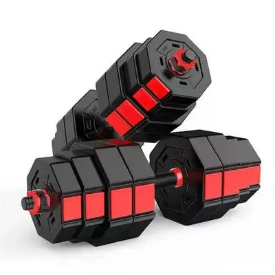Sekizgen dambıl erkek fitness ev egzersiz ekipmanı ayarlanabilir ağırlık halter gençlik dambıl kombinasyon seti - 6