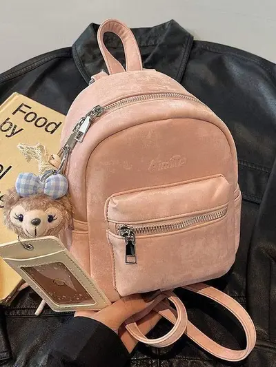 Aimi Tu women's backpack, minimalist design, solid color, stylish