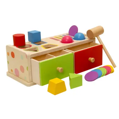 Montessori renk sınıflandırma bardakları, 2 yaş üstü tokmaklı masa seti