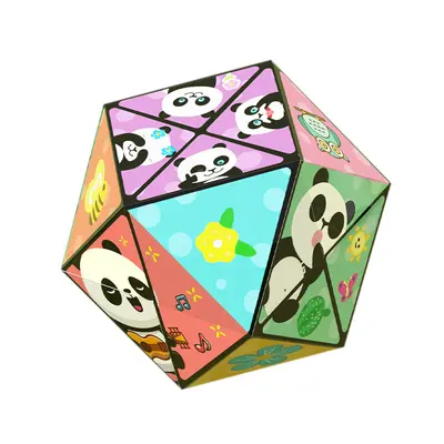 Magnetic Panda Rubik's Cube, Three-Dimensional Geometric Educational Toy for Children - 5