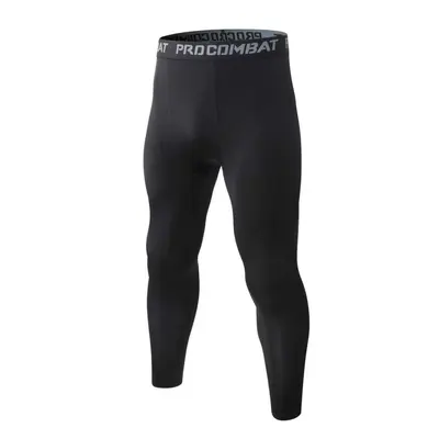 Men's Fitness Cropped Compression Pants, Quick-Dry Breathable - 5